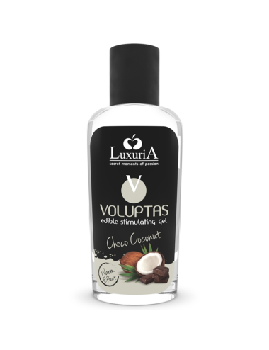 LUXURIA VOLUPTAS ESSBARES MASSAGEGEL MIT WÄRMENDEM EFFEKT ? KOKOSNUSS UND CREME 100 ML