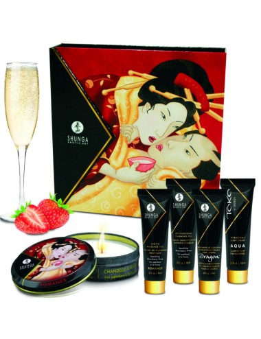 SHUNGA - GEHEIMES GEISHA-ERDBEER- UND CAVA-KIT