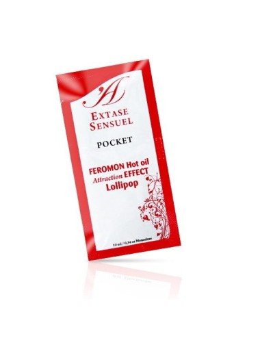 EXTASE SENSUAL - MASSAGEÖL MIT WRMEEFFEKT PHEROMONEN LOLLIPOP 10 ML