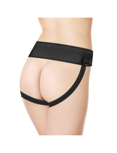 COCK MILLER - HARNESS + SILIKON DICHTE ARTIKULIERBARES COCKSIL SCHWARZ 18 CM