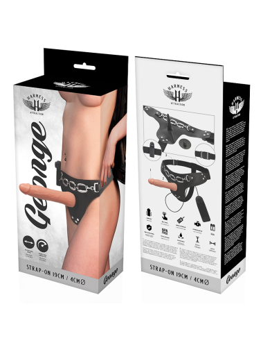 HARNESS ATTRACTION - RNES GEORGE REALISTISCHER VIBRATOR 19 CM -O- 4 CM