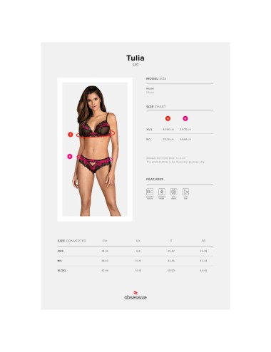 OBSESSIVE - TULIA SET ZWEITEILIG XS/S