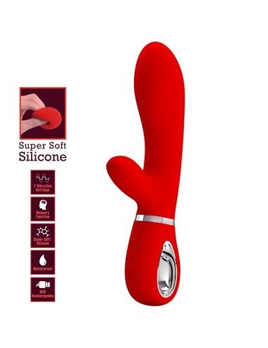 PRETTY LOVE - THOMAS MULTIFUNKTIONS-G-SPOT-VIBRATOR ROT