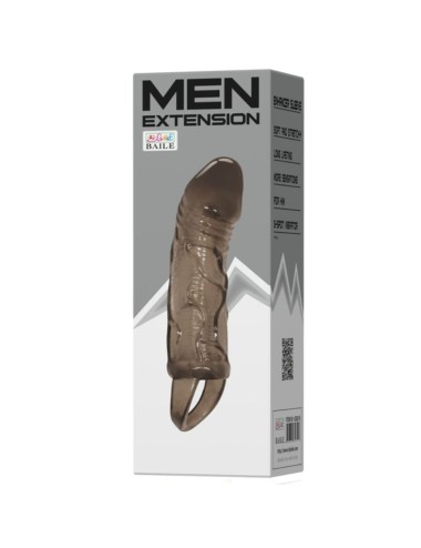 BAILE - PENIS EXTENDER COVER MIT GURT FÜR HODEN SCHWARZ 13.5 CM