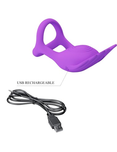 PRETTY LOVE - VIBRANT PENIS RING 7 VIBRATIONEN LILA SILIKON
