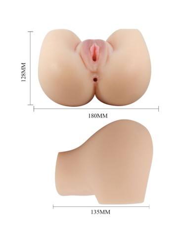 CRAZY BULL - REALISTISCHER VAGINA- UND ANUS-MILA-VIBRATOR