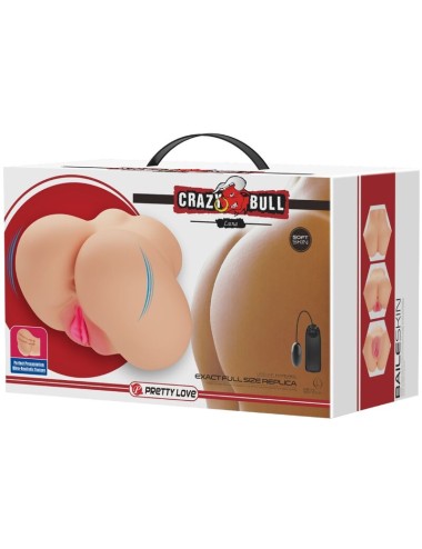CRAZY BULL - REALISTISCHER VAGINA- UND ANUS-LUNA-VIBRATOR
