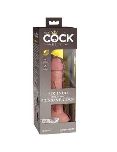 KING COCK - ELITE REALISTISCHER SILIKONDILDO 15.2 CM