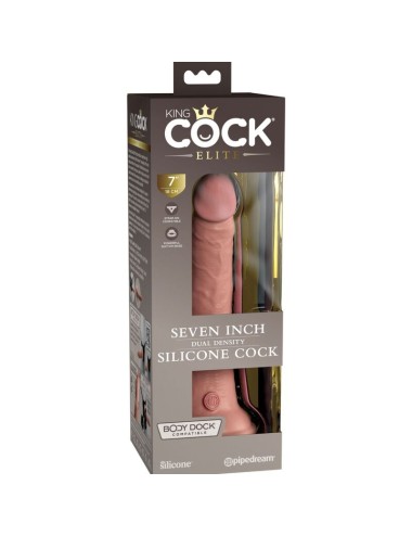 KING COCK - ELITE REALISTISCHER SILIKONDILDO 17.8 CM