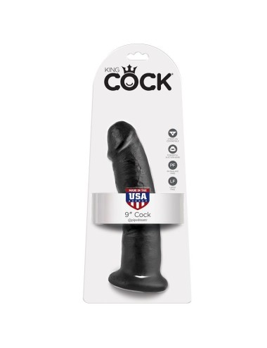 KING COCK - 9 DILDO SCHWARZ 22.9 CM