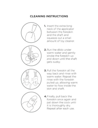 KING COCK - REALISTISCHER DILDO UNGESCHNITTENES FLEISCH 23 CM