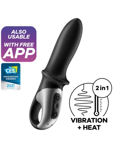 SATISFYER - HOT PASSION ANAL VIBRATOR APP SCHWARZ