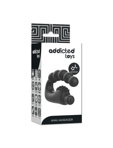 ADDICTED TOYS - ANAL-MASSAGER PROSTATIK MIT VIBRATION