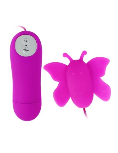 BAILE - LOVE EGGS BUTTERFLY CLITORIS STIMULATOR 12 GESCHWINDIGKEITEN LILA FERNBEDIENUNG