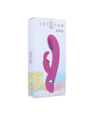 INTENSE - SUSY OSZILLIERENDER VIBRATOR AUS SILIKON KANINCHEN ROSA