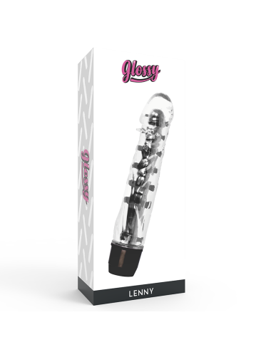 GLOSSY - LENNY VIBRATOR SCHWARZ
