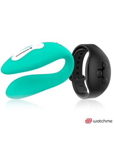 WEARWATCH - DUAL-TECHNOLOGIE VIBRATOR WATCHME AQUAMARINE / JET