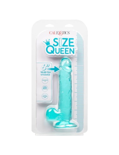 CALIFORNIA EXOTICS - GRÖSSE KÖNIGIN-DILDO BLAU 15.3 CM