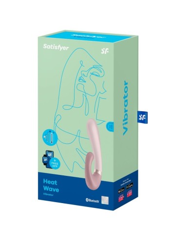 SATISFYER - HEAT WAVE VIBRATOR APP ROSA