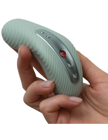 FUN FACTORY - LAYA III WIEDERAUFLADBARER AUFLEGVIBRATOR SALBEIGRÜN