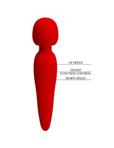 PRETTY LOVE - MEREDITH MASSAGER 12 VIBRATIONSMODI ROT