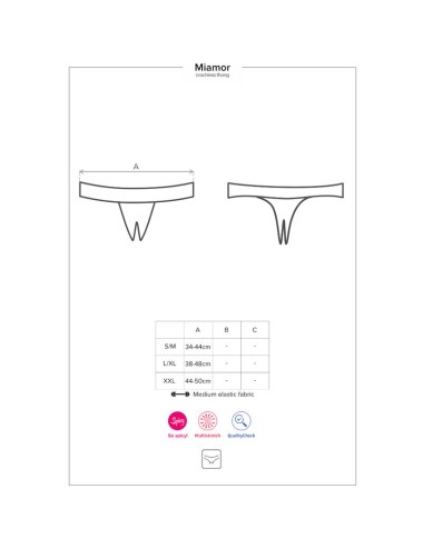 OBSESSIVE - MIAMOR HÖSCHE OHUFREI L/XL