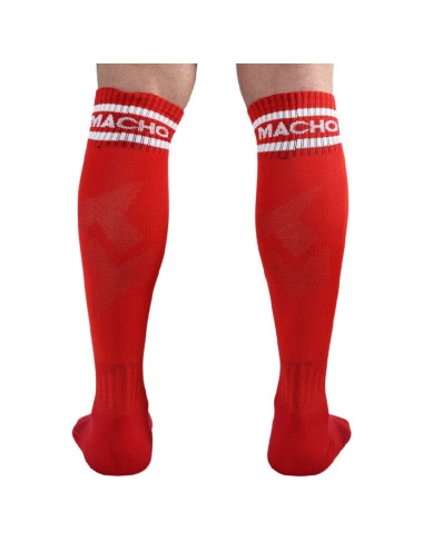 MACHO - LANGE SOCKEN EINE GRÖSSE ROT