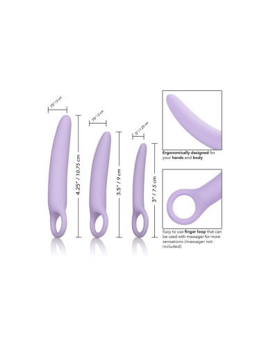 CALIFORNIA EXOTICS - DR. LAURA BERMAN ALENA SET MIT 3 SILIKON-DILATATOREN