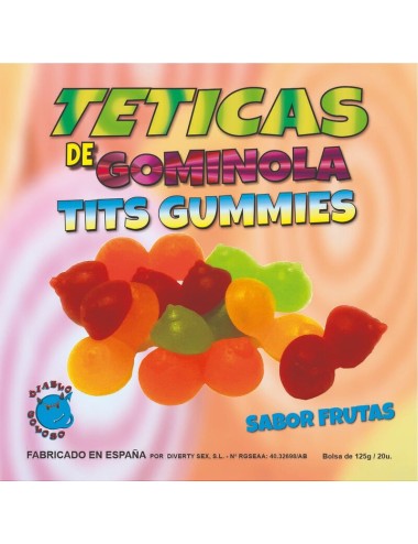 DIABLO GOLOSO - SCHACHTEL MIT GUMMIFRÜCHTEN MIT GUMMY-GESCHMACK IN 6 FARBEN UND AROMEN HERGESTELLT IN SPANIEN /es/pt/en/fr/it/