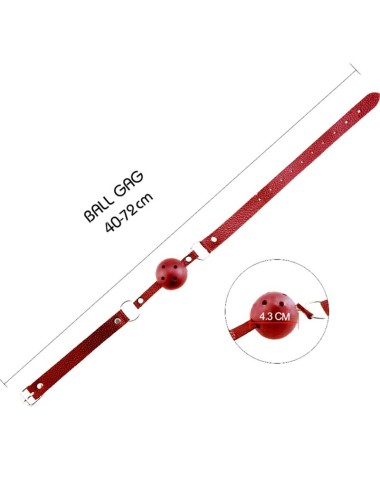 ALIVE  DISCRETION ATMUNGSAKTIVER GAG ROT