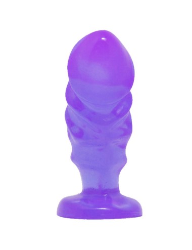 BAILE - UNISEX ANALPLUG MIT LILA FARBENEM SAUGNAPF