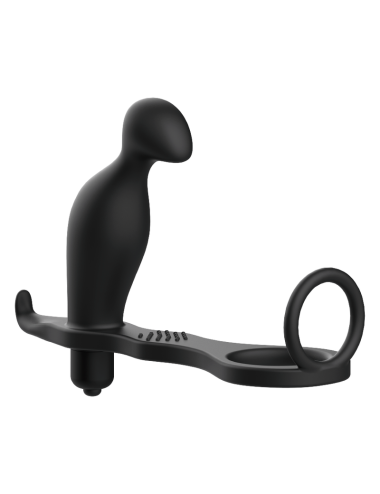 ADDICTED TOYS - ANALPLUG MIT SCHWARZEM SILIKONRING 12 CM