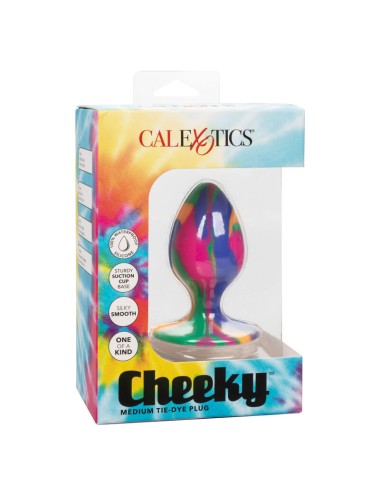 CALIFORNIA EXOTICS - CHEEKY MEDIUM TIE-DYE PLUG ANAL