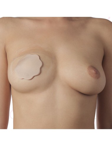 BYE-BRA - BRUSTVERBESSERUNG + SEIDEN NIPPEL ABDECKUNG CUP A/C