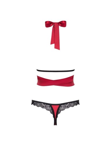 OBSESSIVE - SENSUELIA SET ZWEITEILIG ROT XXL