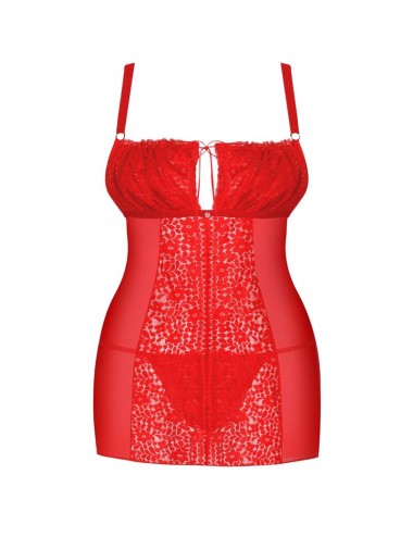 OBSESSIVE - BLOSSMINA CHEMISE UND TANGA 4XL/5XL