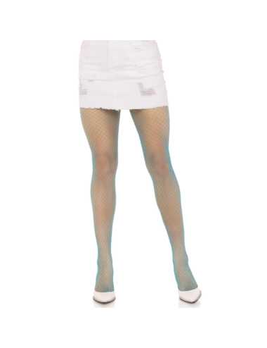 LEG AVENUE - LYCRA-NETZSTRUMPFHOSE BLAU