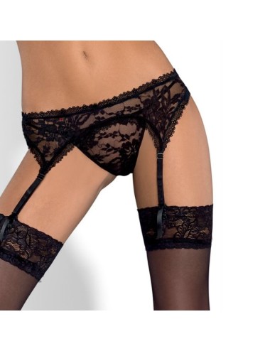 OBSESSIVE - SCHWARZER CATIA-GARER-GÜRTEL S/M