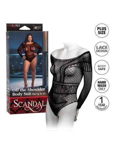 CALIFORNIA EXOTICS - SCANDAL SCHULTER-BODYSUIT IN ÜBERGRÖSSE