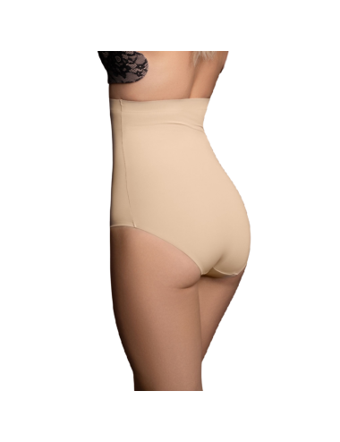 BYE-BRA - NAHTLOSER GÜRTEL STIL HÖSCHEN BEIGE GRÖSSE XL