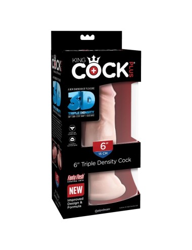 KING COCK - DREIFACHER DICHTEHAHN 15 CM