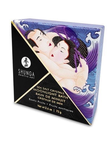 SHUNGA - BADESALZ MIT EXOTISCHEM LILA-GESCHMACK 75 GR