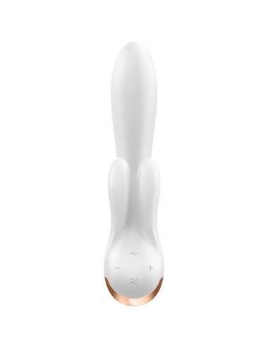 SATISFYER - DOUBLE FLEX VIBRATOR APP WEISS