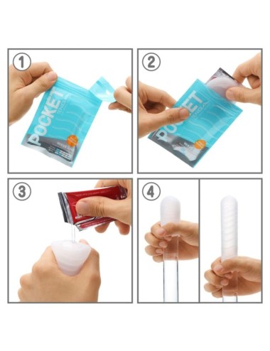 TENGA - WAVE LINE POCKET MASTURBATOR
