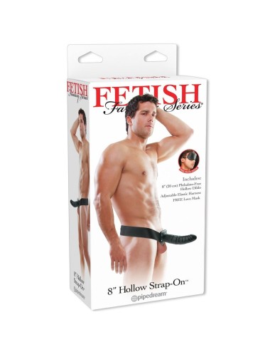 FETISH FANTASY SERIES - 19 CM HOHL STRAP-ON SCHWARZ