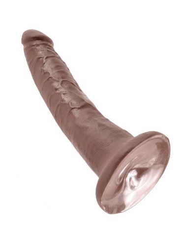 KING COCK - 7 DILDO SCHOKOLADE 17.8 CM