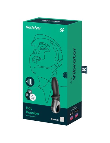 SATISFYER - HOT PASSION ANAL VIBRATOR APP SCHWARZ