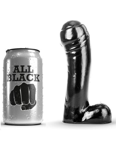 ALL BLACK - DILDO SCHWARZ 15 CM