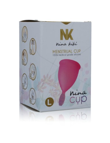 NINA KIKÍ - MENSTRUAL CUP ROSA GRÖSSE L