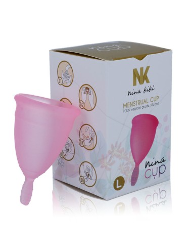 NINA KIKÍ - MENSTRUAL CUP ROSA GRÖSSE L